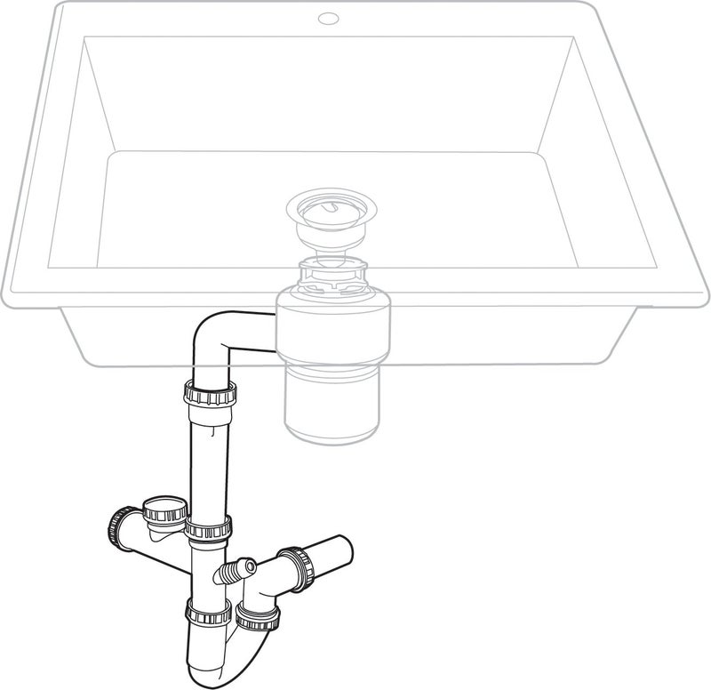 Transolid TSDIK Plastic Sink Drain Install Kit, 12" L x 16" W x 4" H, White - Image 5
